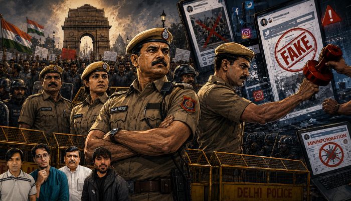 Delhi Police debunks nine fake claims about CJP protest