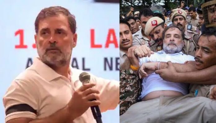 Rahul Gandhi's claim that Delhi Police officers privately urged him to 