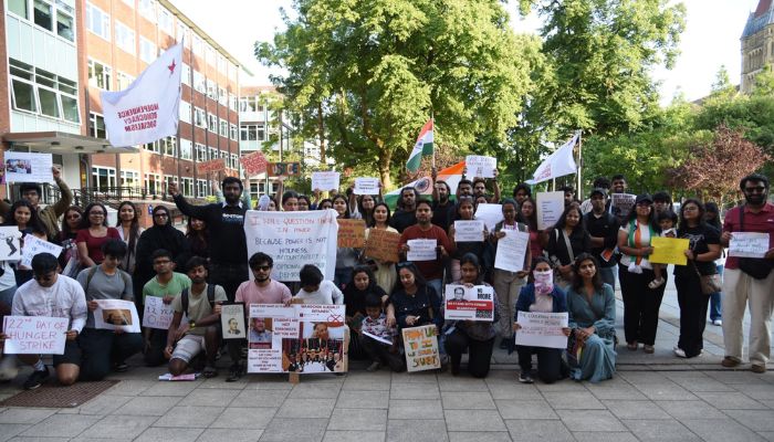 Protests demanding Dharmendra Pradhan’s resignation in the UK not organic: Before you fall for The Wire’s propaganda, read how SFI is mobilising crowds