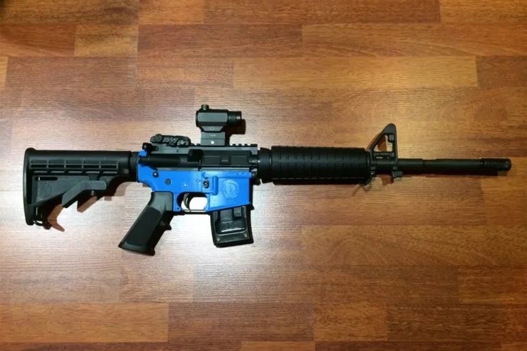 Photo of a 3D-Printed Gun