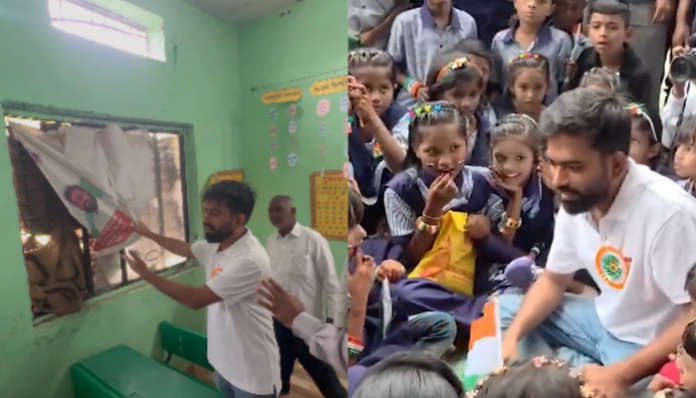 Schools serve as the new political battleground for Abhijeet Dipke.