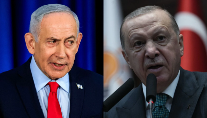 Israel targets Syrian airbase in order to stop Turkey from sending troops there.