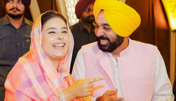 CM Bhagwant Mann's wife was accused by a retired Punjab and Haryana High Court judge of taking bribe.