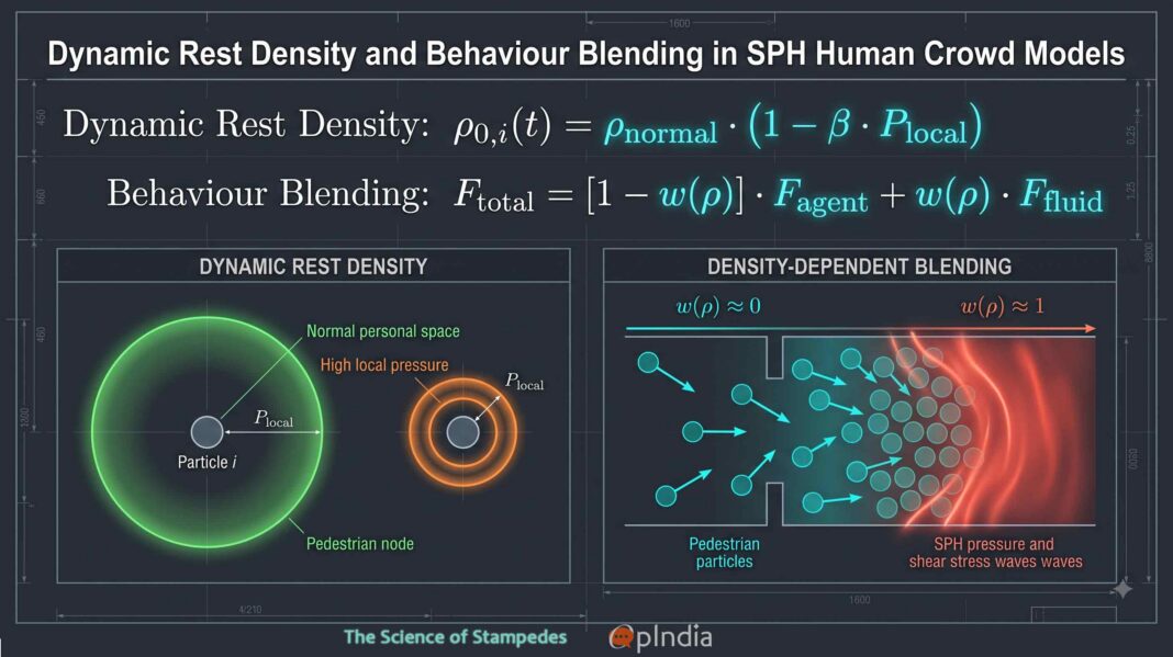 The science of crowd stampedes: Dynamic Rest Density