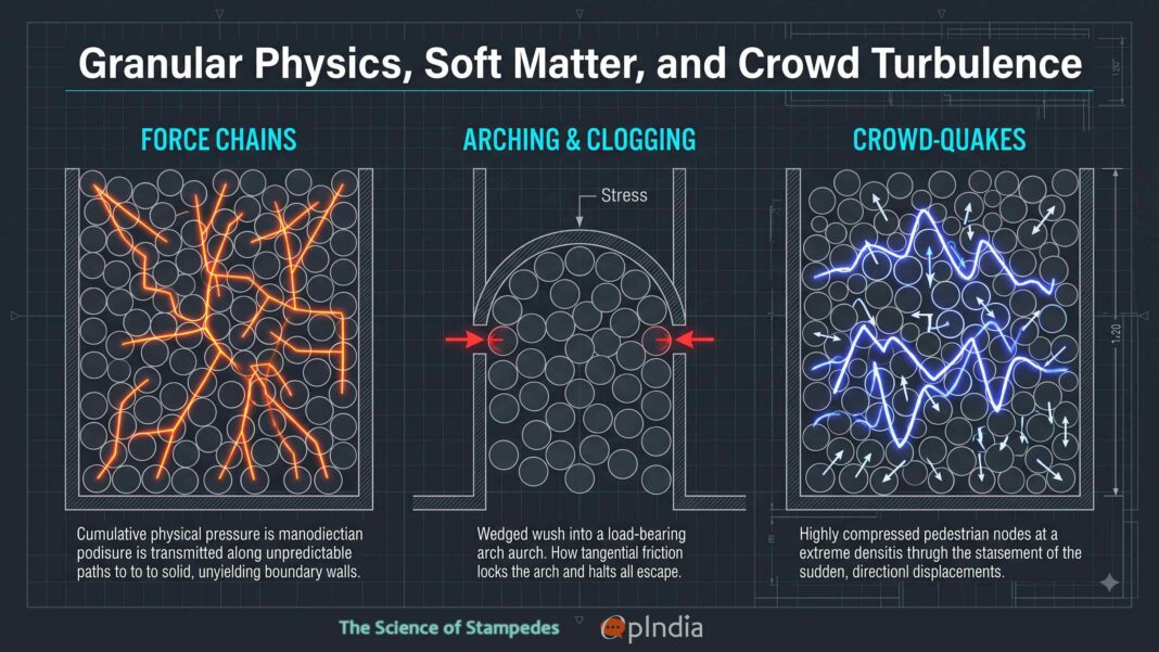 The science of crowd stampedes: Granular Physics, Soft Matter, and Crowd Turbulence