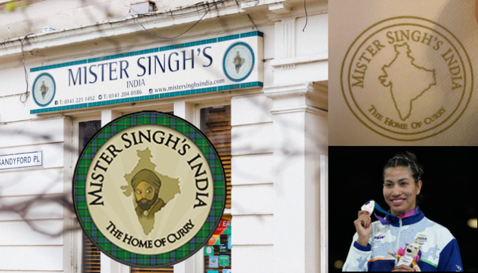 Wrestler Lovlina Borgohain pointed out distorted Indian map on Mister Singh restaurant's logo.
