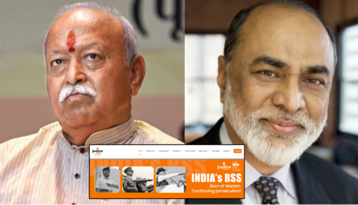 Justice For All is advocating for a ban on Mohan Bhagwat's entry into the United States.