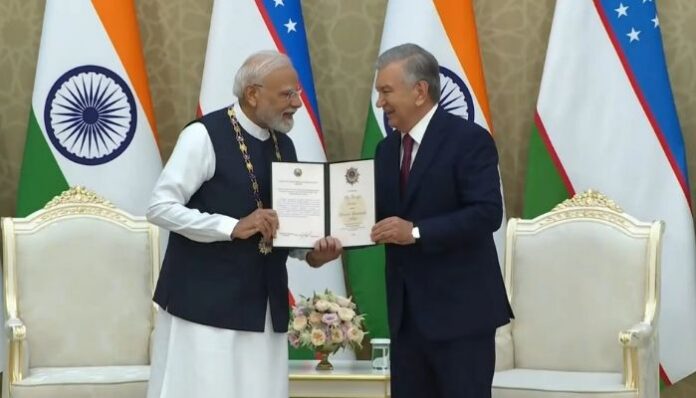 Prime Minister Narendra Modi concluded his two-day Uzbekistan visit on Sunday with India and Uzbekistan upgrading their relationship to a Comprehensive Strategic Partnership.