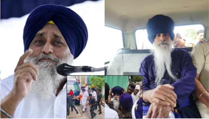 Sukhbir Badal attacked by Nihang Sikh in Maharashtra gurdwara.