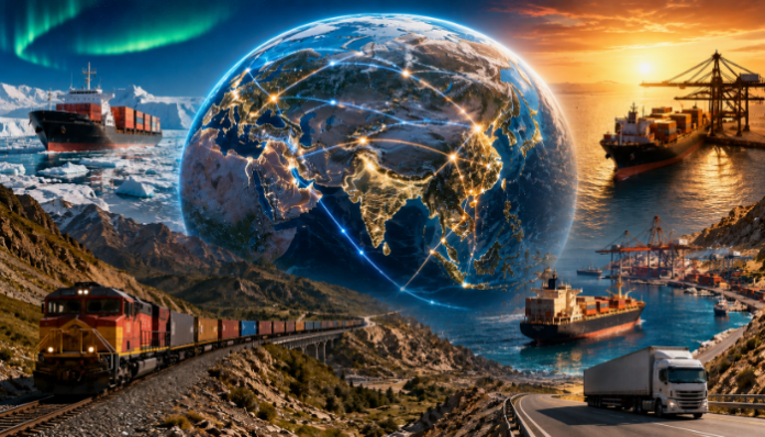The quest for new worldwide trade routes in response to changing geopolitical realities.