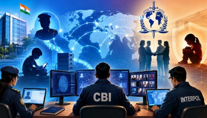 CBI, INTERPOL and foreign agencies coordinate cross-border CSEAM investigations involving digital evidence and international intelligence.