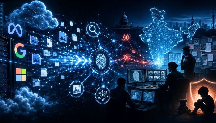 Technology platforms use hashes, AI and human review to detect India-linked child sexual abuse material.