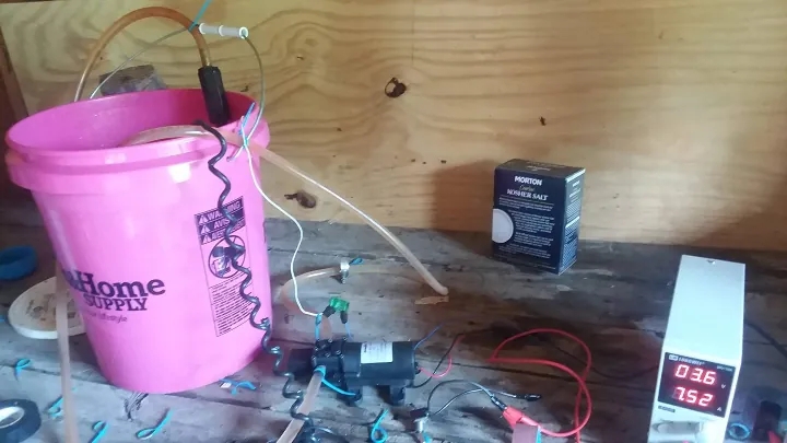 Photo of a homemade setup to create riffling groovs inside a metal barrel
