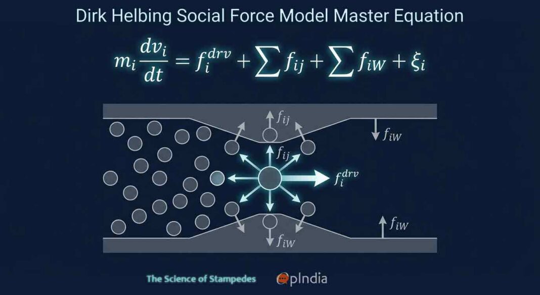 The science of crowd stampedes: Social Force Model