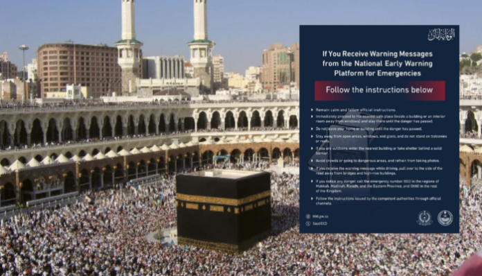 Saudi Arabia activates alert in Mecca amid threat posed by the Houthis.