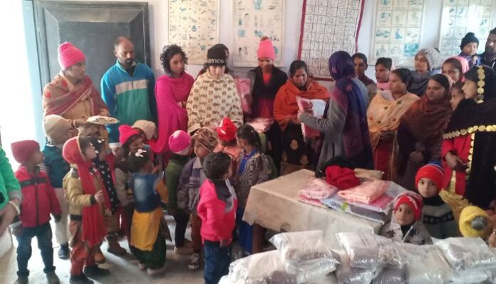 Children at Anganwadi centres across Jalandhar are being served biscuits, toffees and namkeen as regular ration supplies remain unavailable for nearly three months.