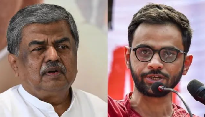 Chief of the Karnataka Congress BK Hariprasad attacks the ABVP while defending Umar Khalid.