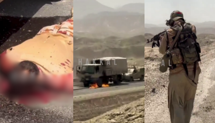 25 Pakistani military personnel killed in two BLA attacks.