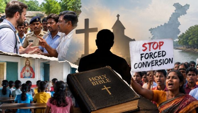 Locals have confronted people involved in Christian religious activities and said that vulnerable communities and children were being targeted.
