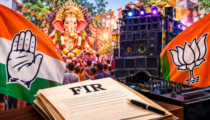 BJP leaders criticise the Congress govt after 6 complaints are filed against DJ owners during the Ganesh festival in Karnataka.