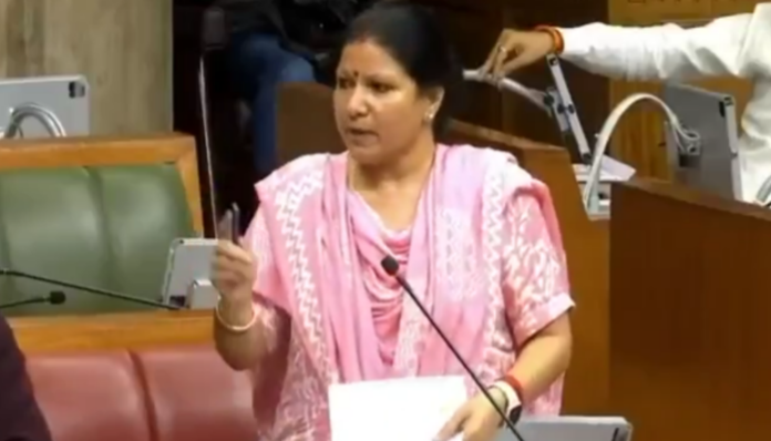 Congress MLA Geeta Bhukkal made anti-Brahmin remarks in Haryana Assembly.