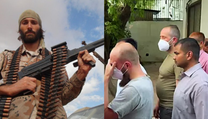 Seven foreign individuals arrested in March on terrorism allegations are connected to a drone strike targeting a plane in Myanmar.