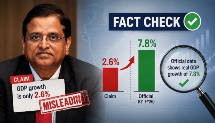 Former Finance Secretary Subhash Chandra Garg’s calculation suggesting India’s GDP growth was 2.6% has gone viral, with Congress using it to accuse the government of fudging economic data.