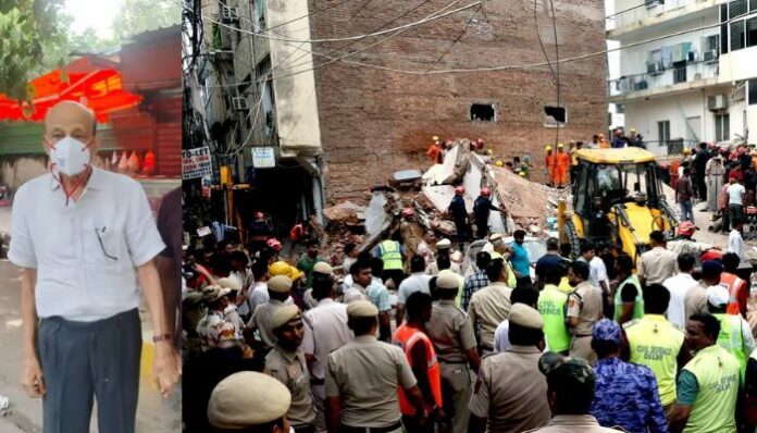 The owner of the boys’ PG that collapsed in Delhi’s Satya Niketan has been arrested from Bhiwadi in Rajasthan.