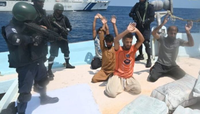 The Indian Coast Guard and Gujarat ATS have seized 526 kg of high-grade heroin and methamphetamine worth over ₹3,000 crore from an Iranian boat in the Arabian Sea.