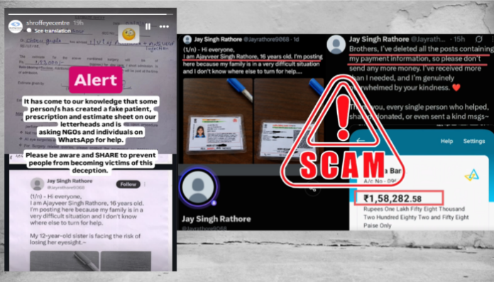 An emotional appeal for donations goes viral, only for an online scam to emerge.