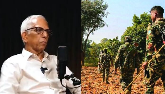 Former IB officer P.G. Balakrishna Kamath says Maoists were holding large amounts of genuine cash, which became difficult to exchange after demonetisation.