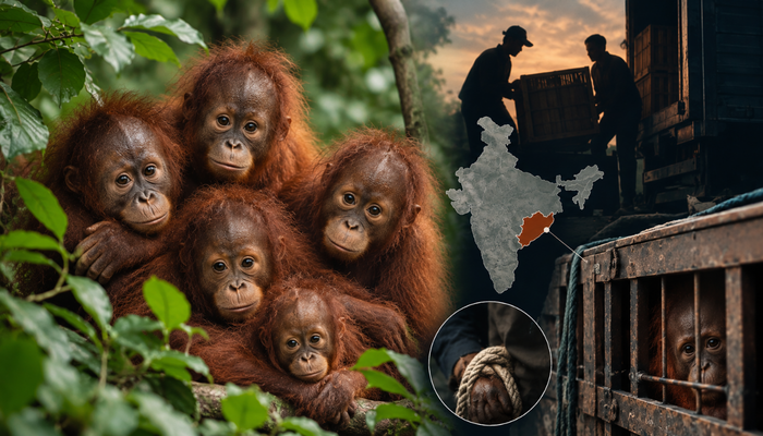 Five baby orangutans and the concerns of wildlife trafficking: Read how the baby apes are part of the larger problem of illegal animal trade in India and the world
