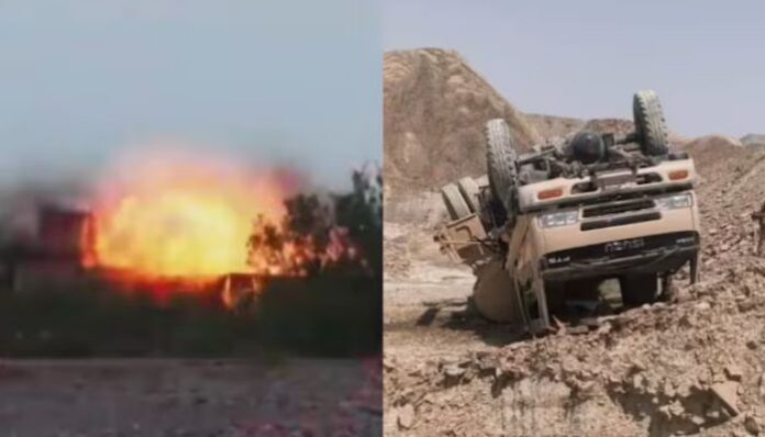 Seven Pakistani security personnel were killed after a security forces convoy came under attack in Balochistan’s Nok-Kundi area.