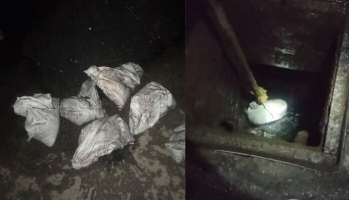 Police are probing a possible conspiracy behind sewer blockages in Varanasi after 12 sacks filled with sand were recovered from a main sewer line in Shivala.