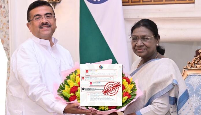 Centre, West Bengal CM refute fake MSM claims that the President has returned the Anti-Goonda Bill without granting assent: Here’s what happened