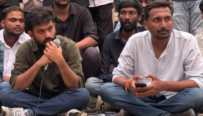 Ajinkya Shinde was given the task of leading the CJP protest by Abhijeet Dipke.