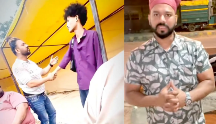 Tribal youth from Tripura is subjected to racist harassment by social media influencer Amir Shokeen.