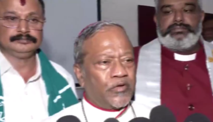 Archbishop of Bangalore Peter Machado demanded the withdrawal of anti-conversion law in Karnataka.