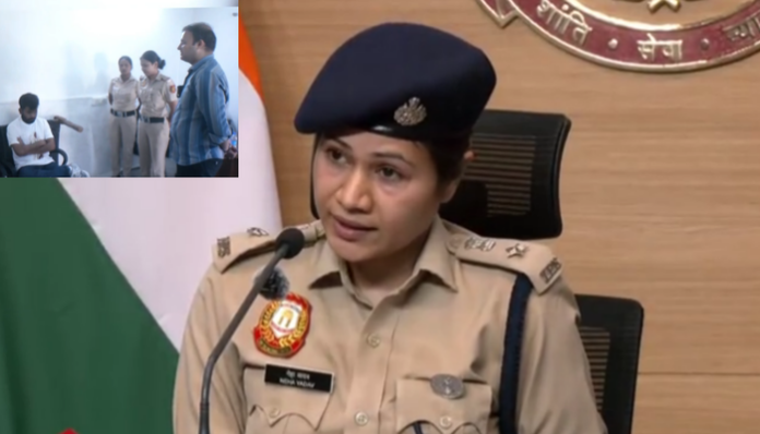 Delhi Police holds presser debunking lies of CJP leaders.