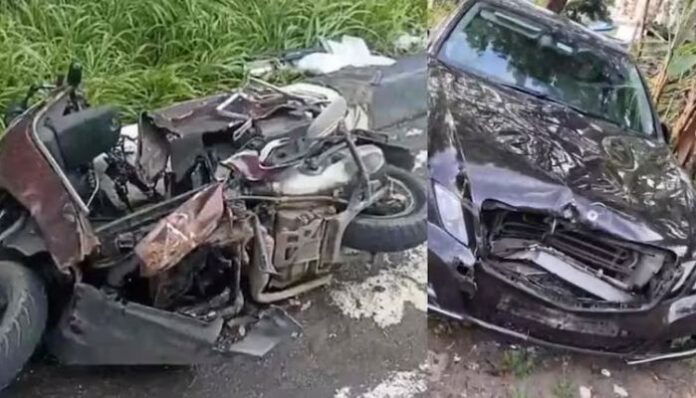 Kochi Police have booked Judge Rino Francis after his minor son drove a Mercedes-Benz that struck a scooter and killed 55-year-old man.