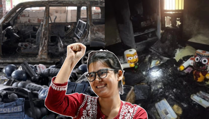 Neha Bora seeks a Bangladesh-style unrest in India.
