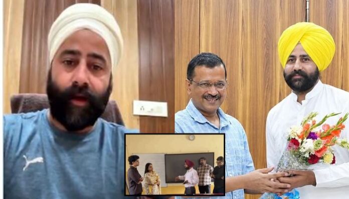 AAP has suspended MLA Sukhveer Singh Maiserkhana after he went live on Facebook and criticised the Punjab government over vacant teacher posts in government schools.