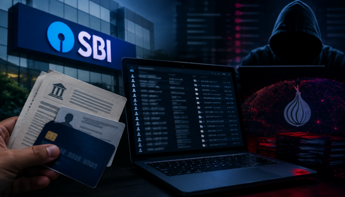 Data of about 4000 SBI customers leaked on the dark web.