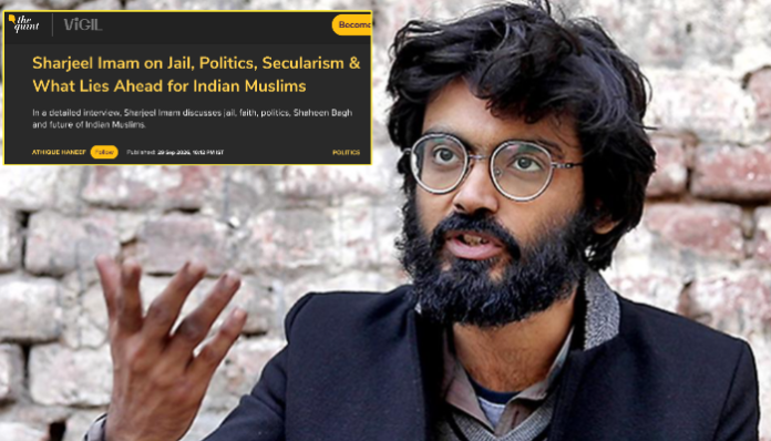In an interview with The Quint, Sharjeel Imam demonises Hindus and the Indian state.
