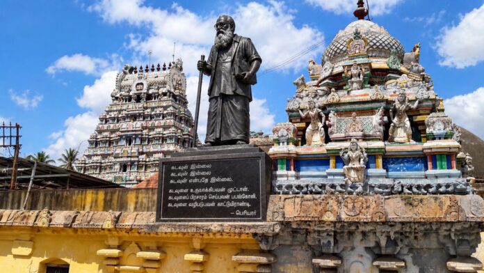 Madras HC Periyar statue Hindu temple Tamil Nadu