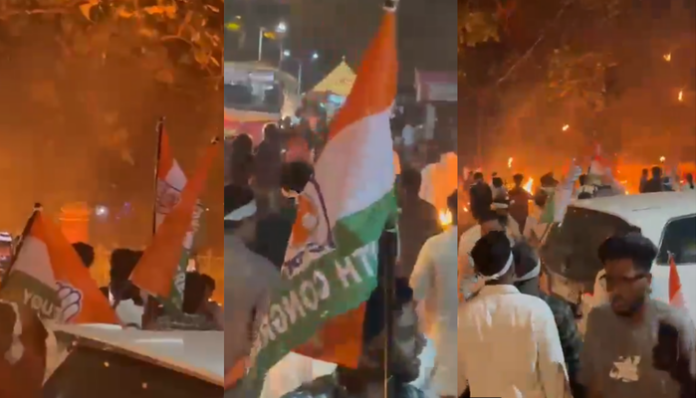 Student wings of Congress and the CPM clashed outside University Men's Hostel in Thiruvananthapuram.