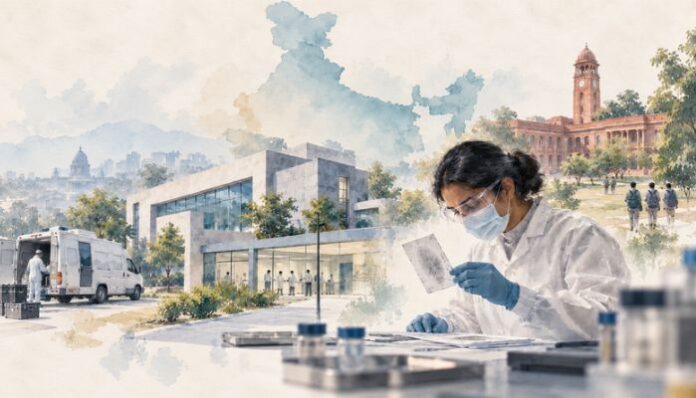 India's forensic science system uses DNA, fingerprints, digital evidence and specialised laboratories to support criminal investigations.