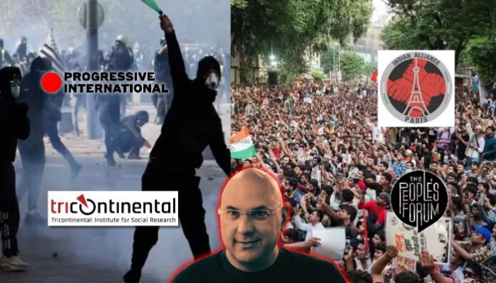 From France to India, a transnational Islamo-leftist ecosystem is fueling and amplifying protests: Read about Progressive International, whose delegation met Rahul Gandhi, Indian Alliance Paris, and the Neville Roy Singham anarchist propaganda network 